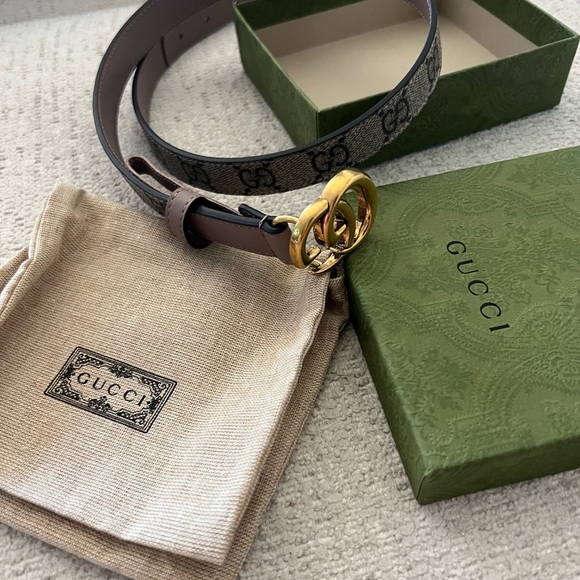 GUCCI GG MARMONT THIN BELT - Picture 7 of 8